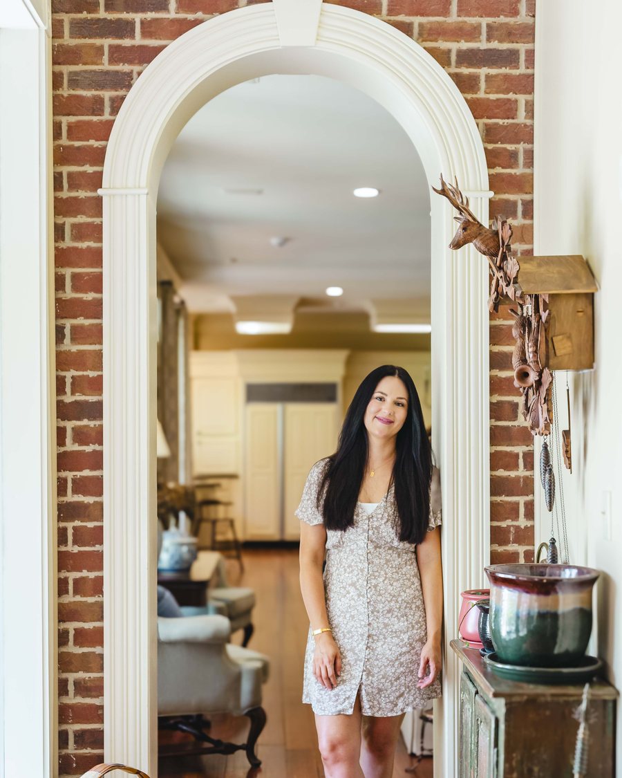 Walking through a bright home